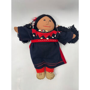 Native American artist Luwana Quitiquit signed doll